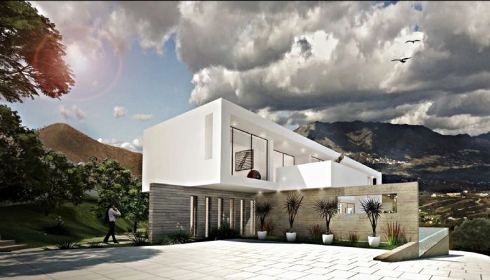 En venta Villa de lujo sobre plano, Estepona, Málaga, Andalucía, España